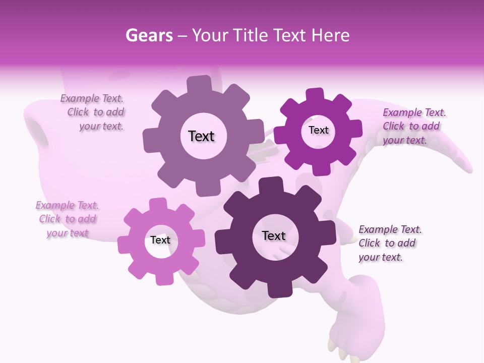 Purple Fly Funky PowerPoint Template