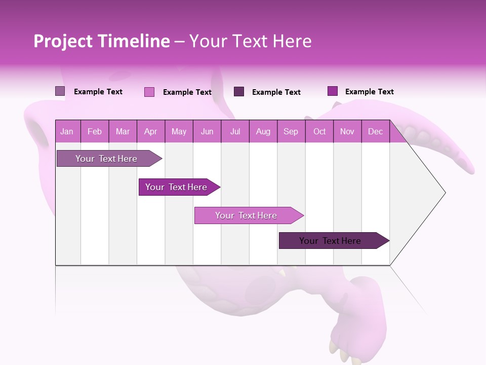 Purple Fly Funky PowerPoint Template