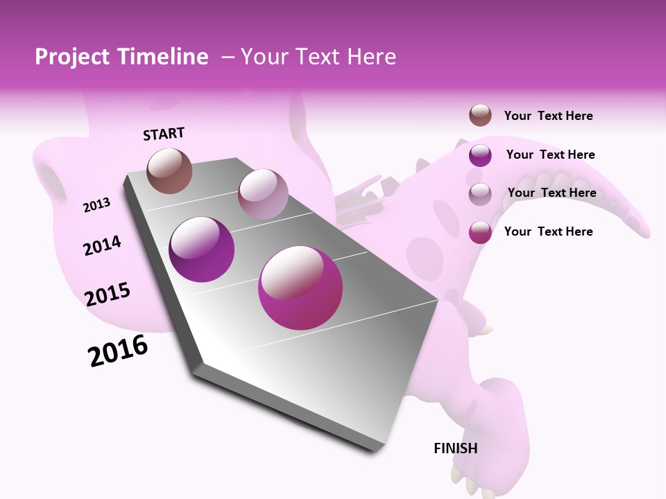 Purple Fly Funky PowerPoint Template