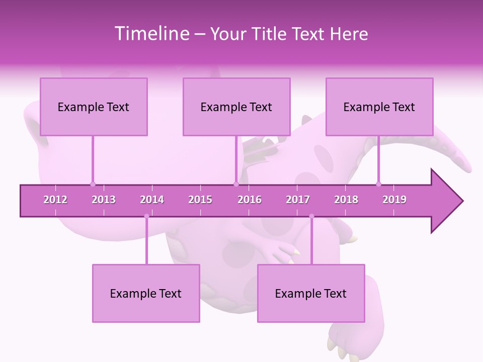 Purple Fly Funky PowerPoint Template