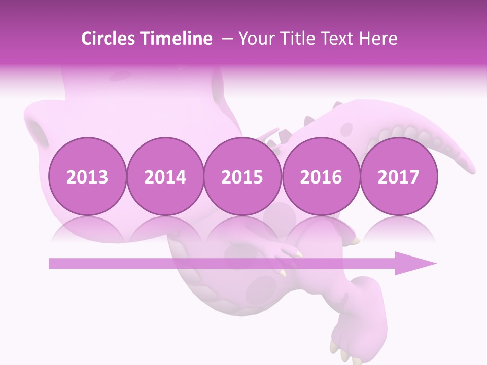 Purple Fly Funky PowerPoint Template