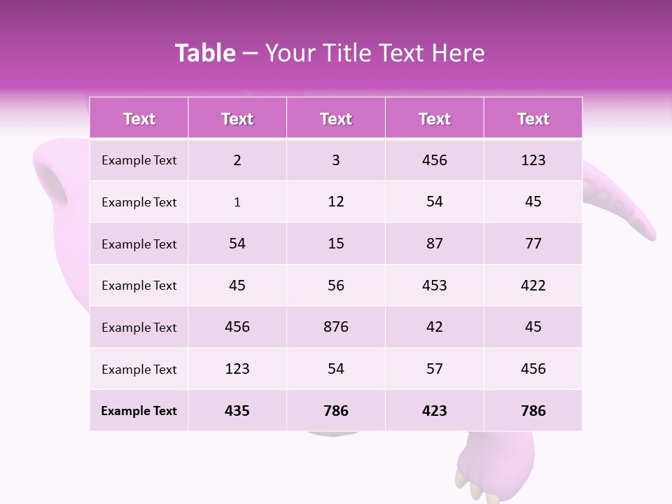 Purple Fly Funky PowerPoint Template