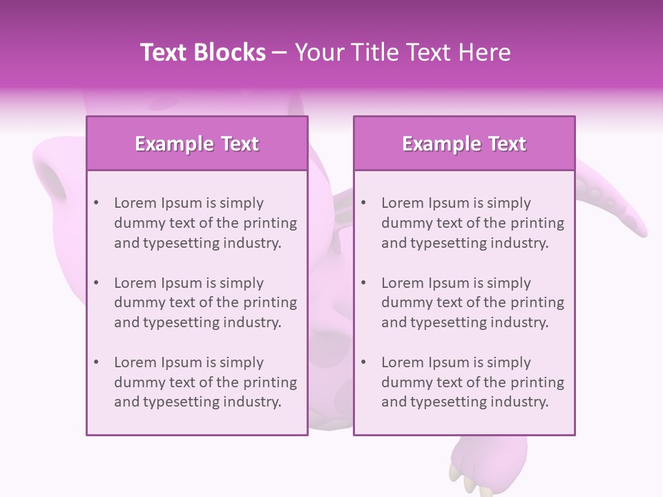 Purple Fly Funky PowerPoint Template
