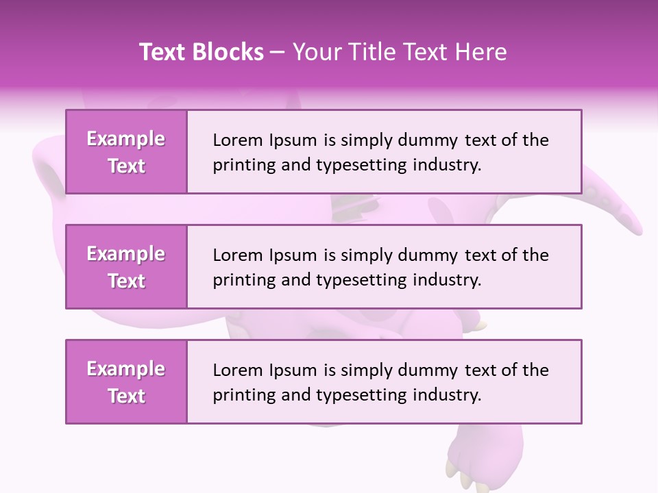 Purple Fly Funky PowerPoint Template