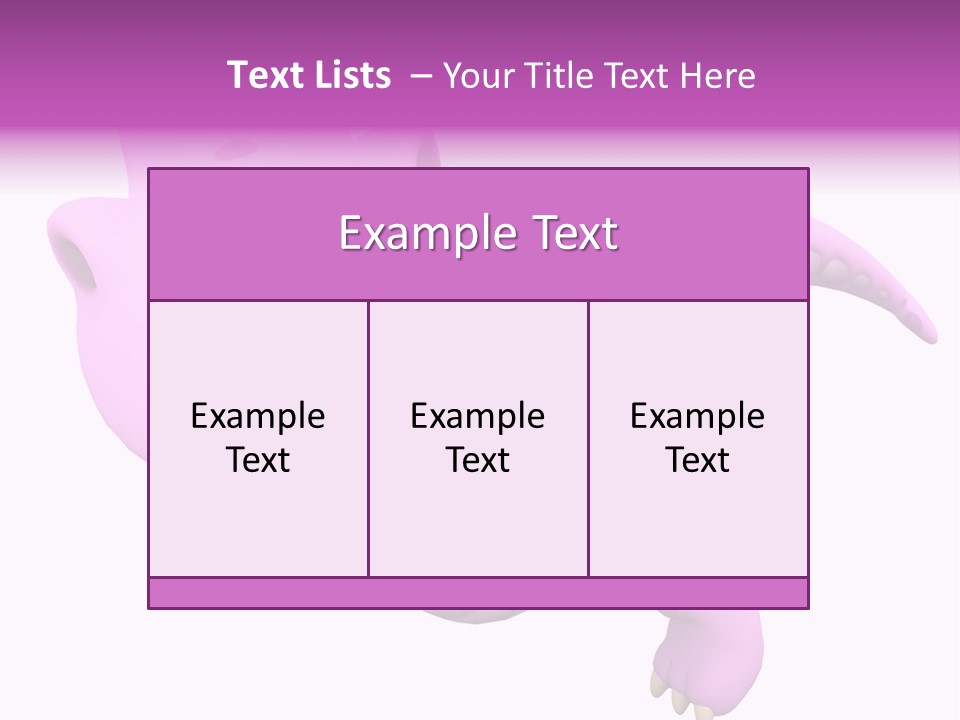 Purple Fly Funky PowerPoint Template