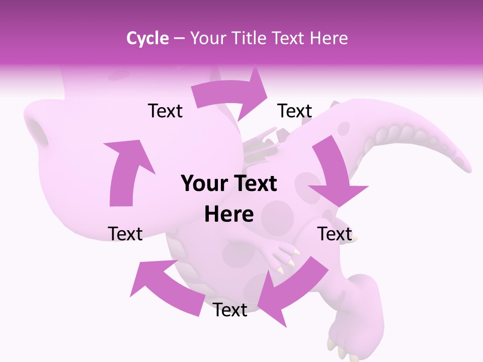 Purple Fly Funky PowerPoint Template