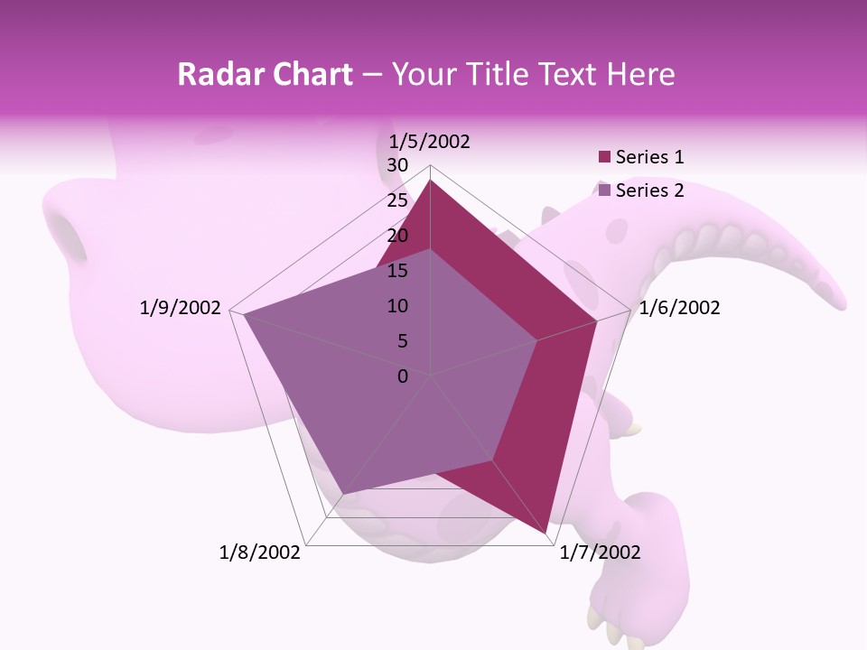 Purple Fly Funky PowerPoint Template