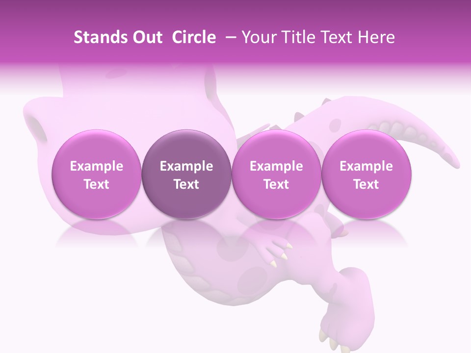 Purple Fly Funky PowerPoint Template