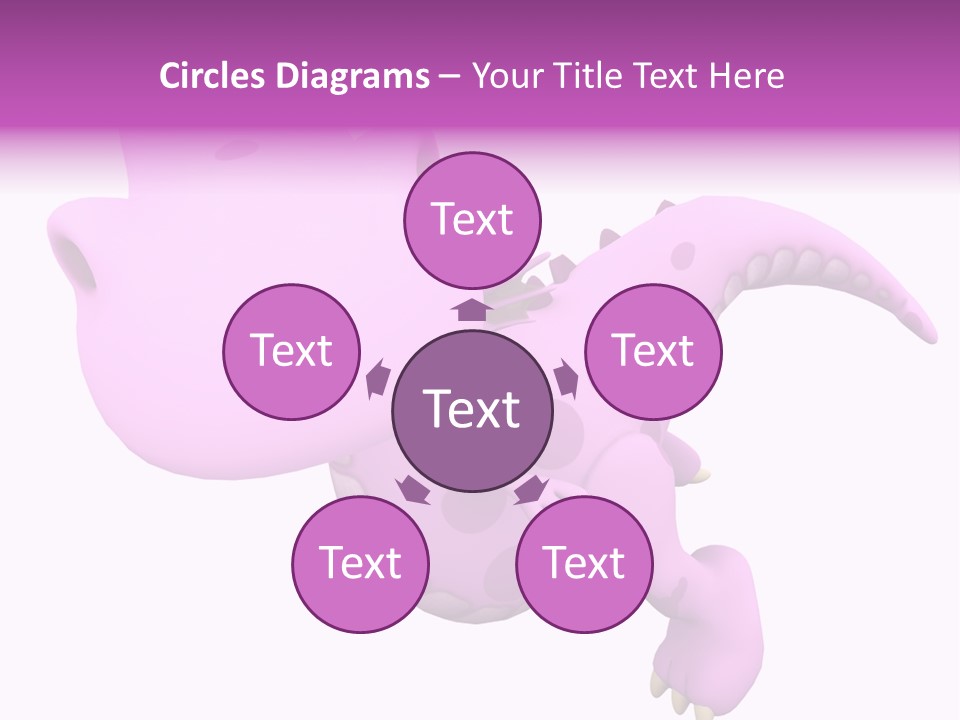 Purple Fly Funky PowerPoint Template