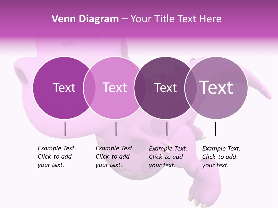 Purple Fly Funky PowerPoint Template