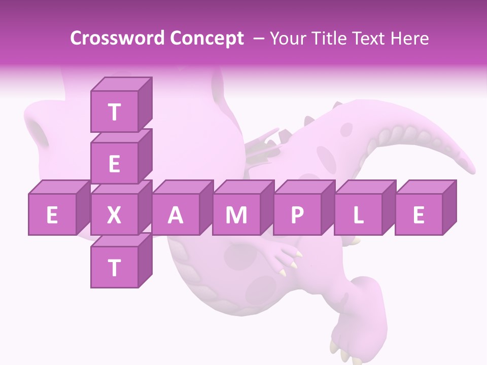 Purple Fly Funky PowerPoint Template