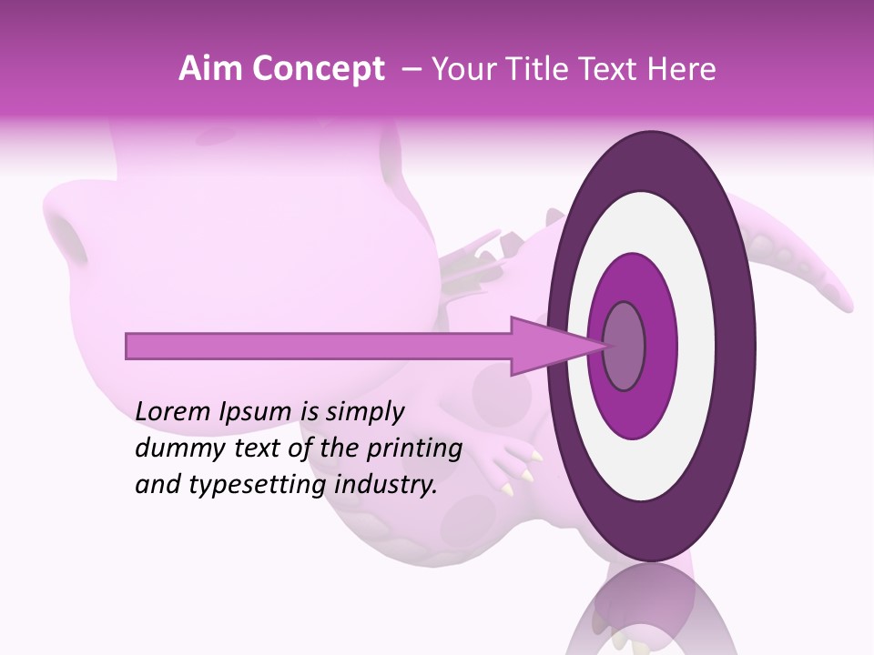 Purple Fly Funky PowerPoint Template