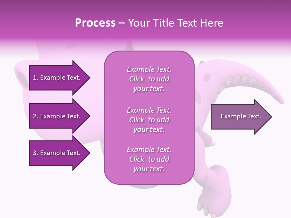 Purple Fly Funky PowerPoint Template