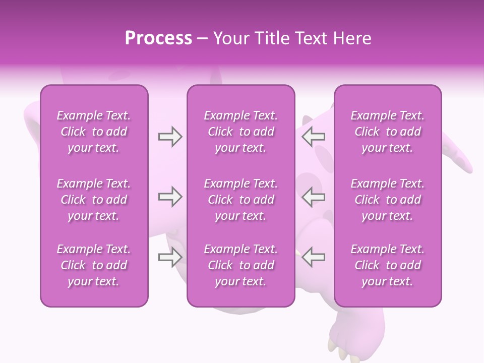Purple Fly Funky PowerPoint Template