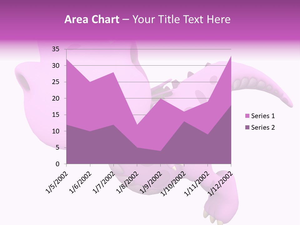 Purple Fly Funky PowerPoint Template