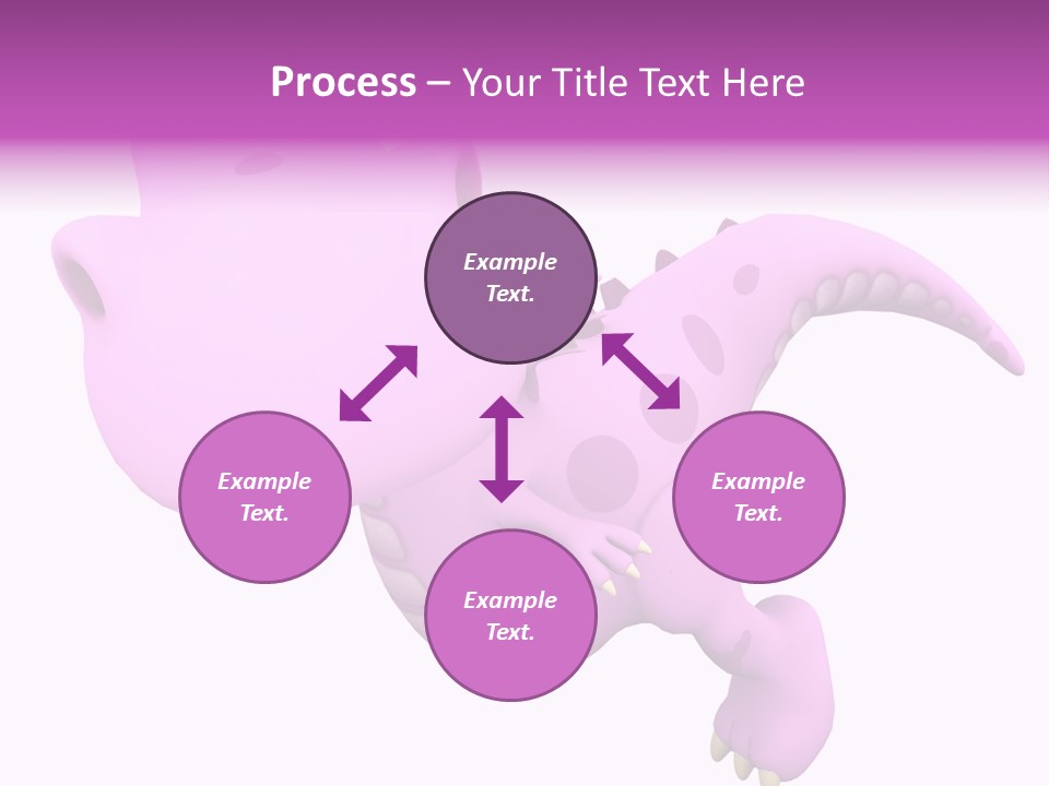 Purple Fly Funky PowerPoint Template