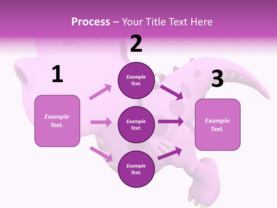Purple Fly Funky PowerPoint Template
