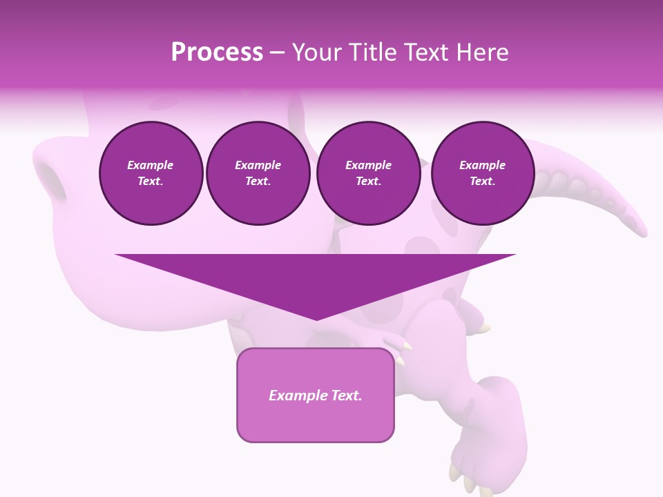 Purple Fly Funky PowerPoint Template