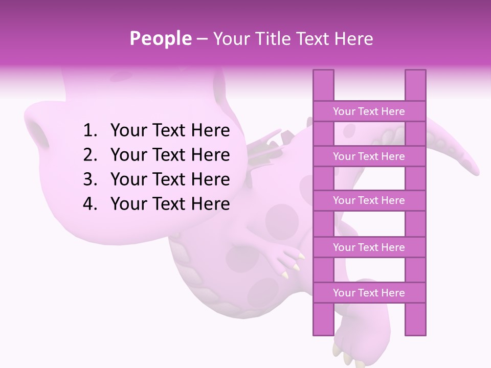 Purple Fly Funky PowerPoint Template