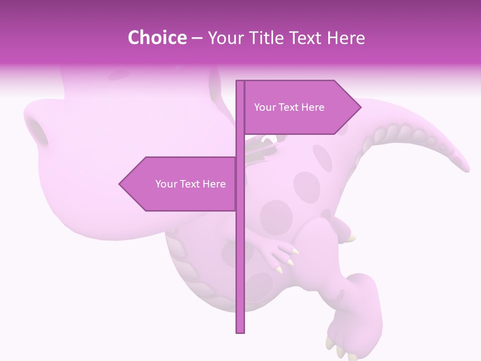 Purple Fly Funky PowerPoint Template