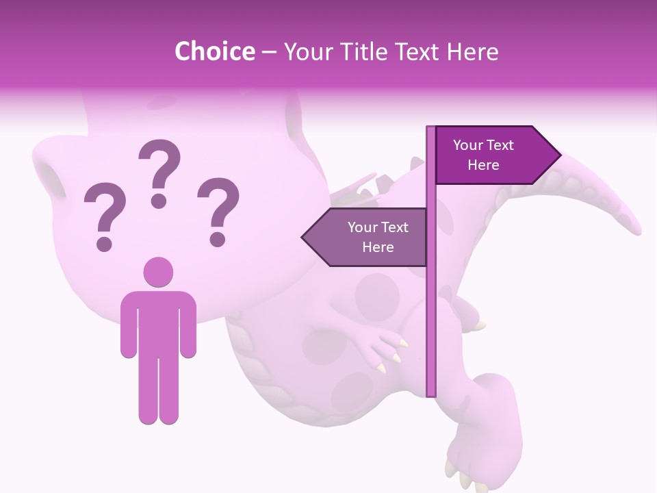 Purple Fly Funky PowerPoint Template