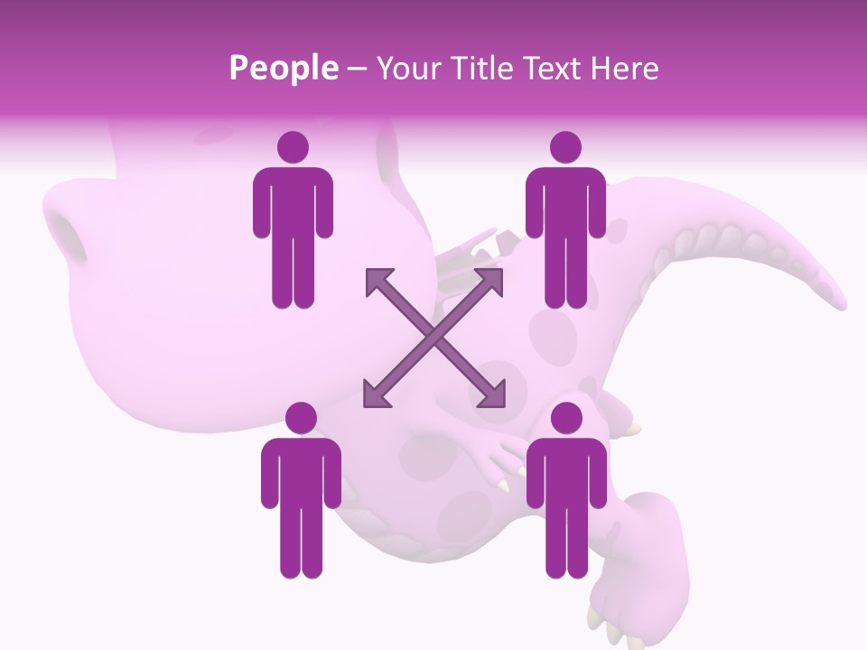 Purple Fly Funky PowerPoint Template
