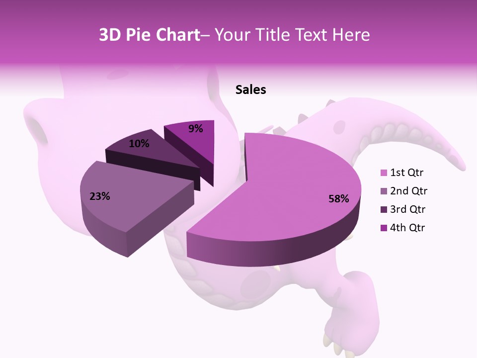 Purple Fly Funky PowerPoint Template