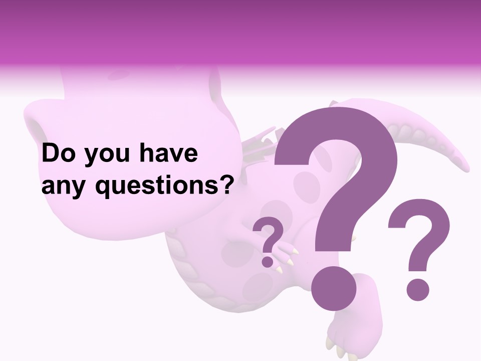 Purple Fly Funky PowerPoint Template