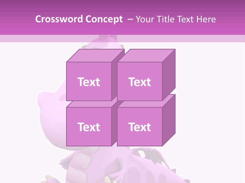 Isolated Tail Abstract PowerPoint Template