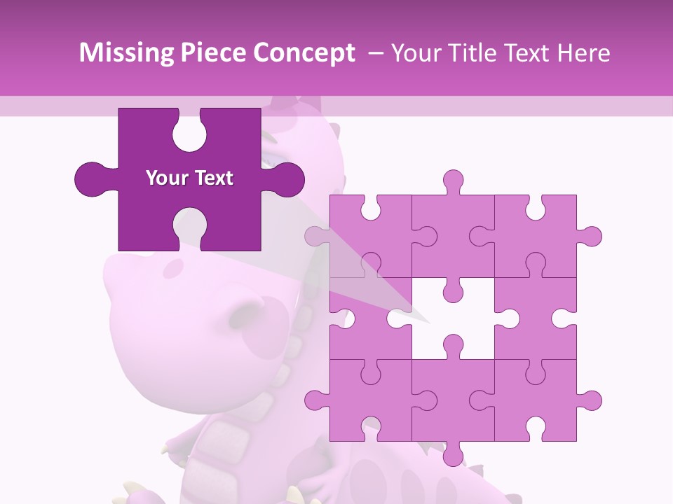 Isolated Tail Abstract PowerPoint Template