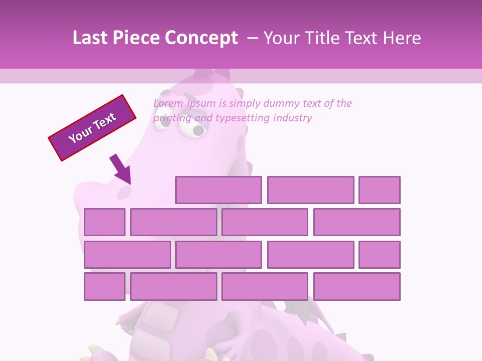 Isolated Tail Abstract PowerPoint Template