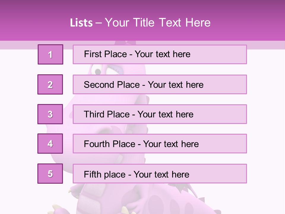 Isolated Tail Abstract PowerPoint Template
