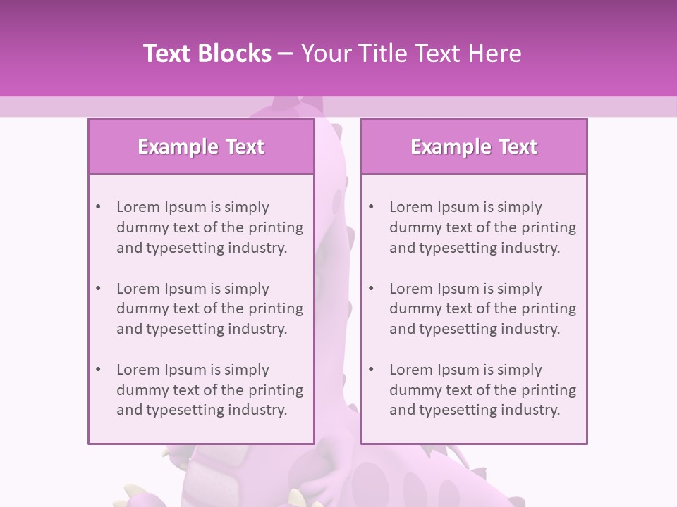 Isolated Tail Abstract PowerPoint Template