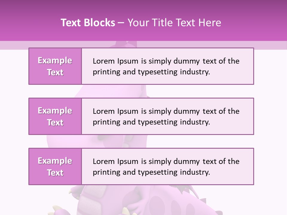 Isolated Tail Abstract PowerPoint Template