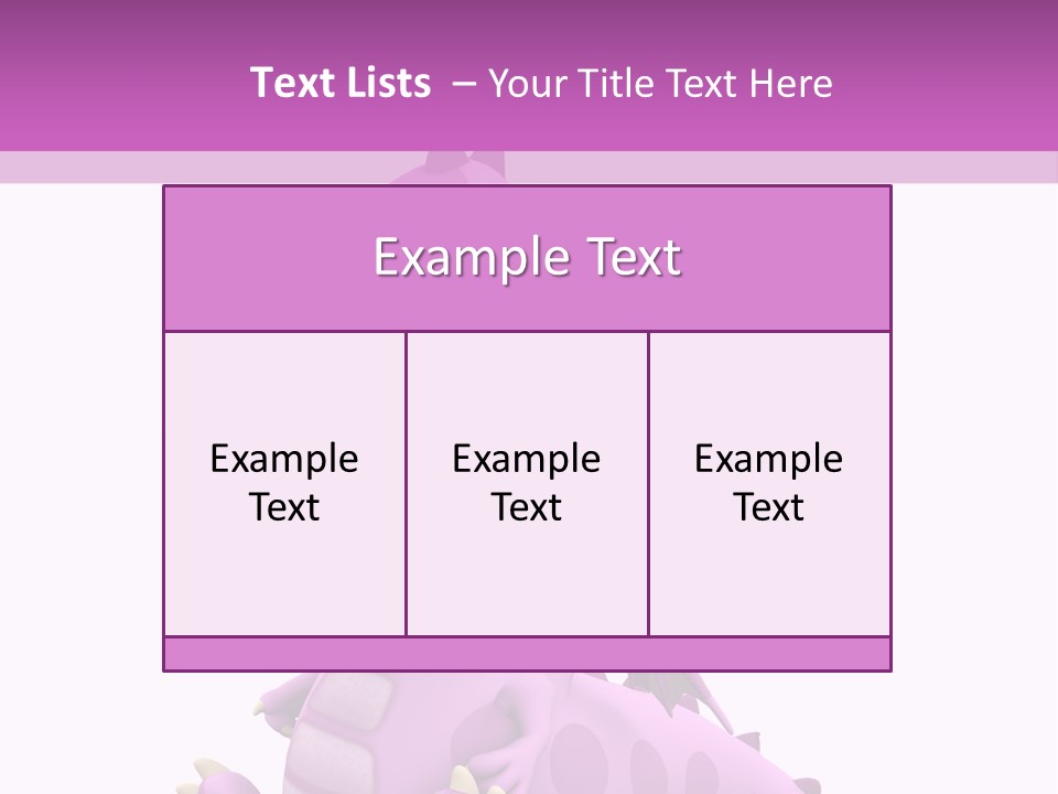 Isolated Tail Abstract PowerPoint Template