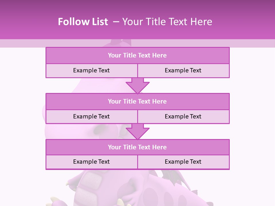 Isolated Tail Abstract PowerPoint Template