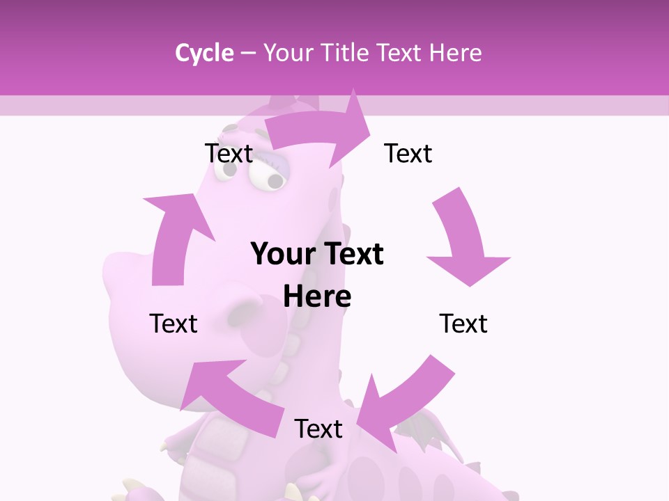 Isolated Tail Abstract PowerPoint Template