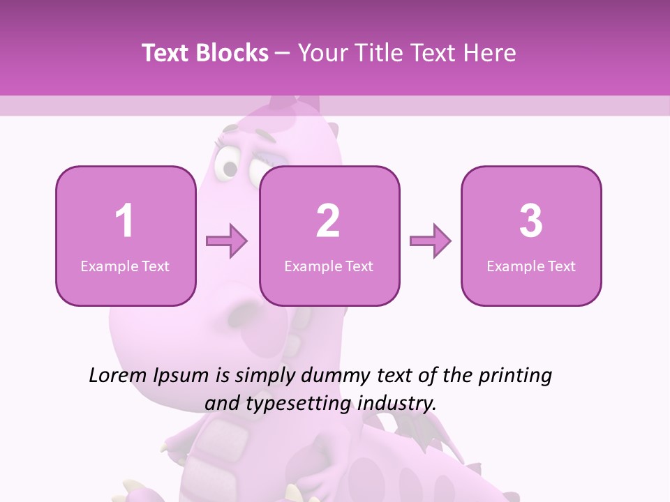 Isolated Tail Abstract PowerPoint Template