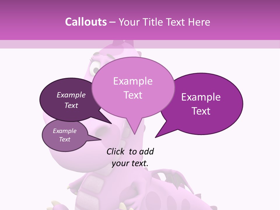 Isolated Tail Abstract PowerPoint Template