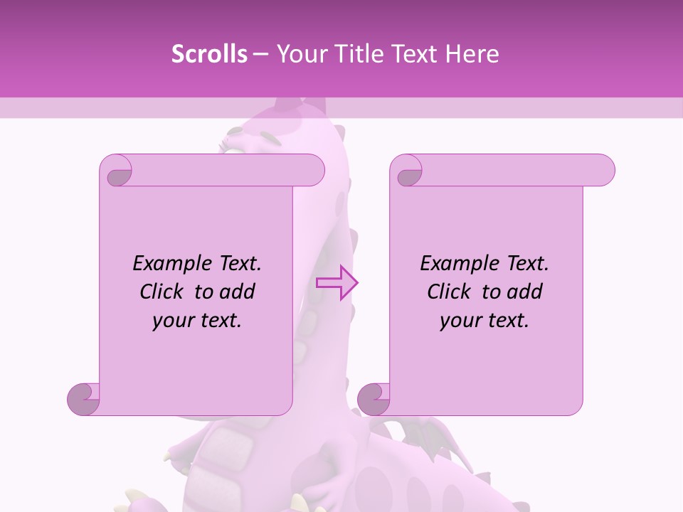 Isolated Tail Abstract PowerPoint Template