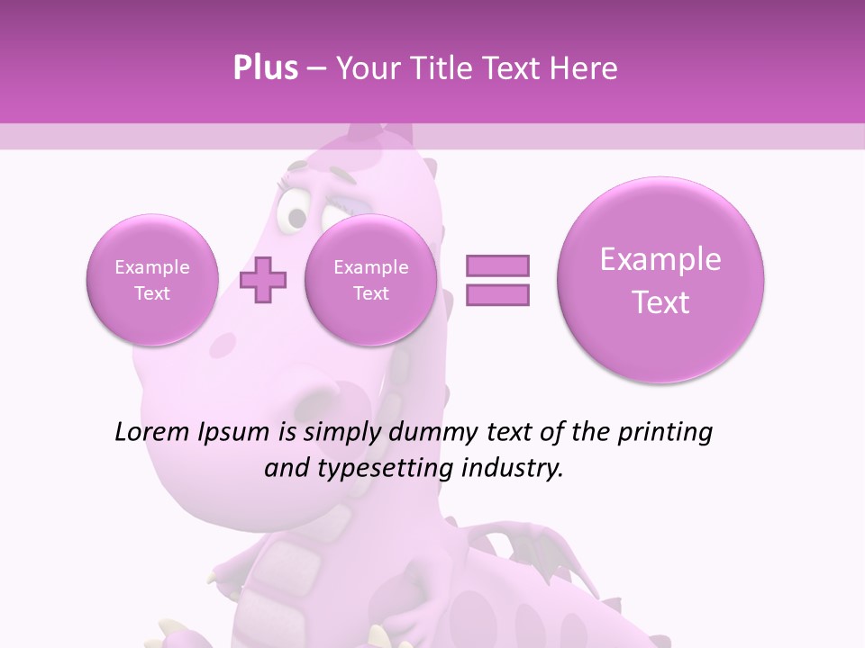 Isolated Tail Abstract PowerPoint Template