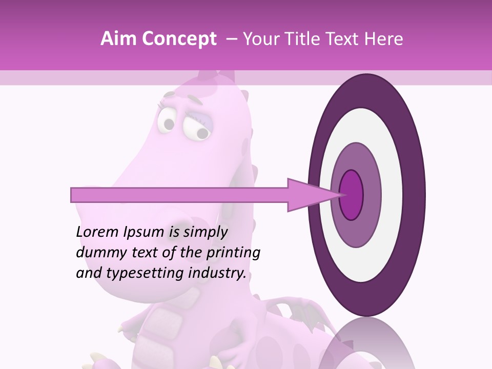 Isolated Tail Abstract PowerPoint Template