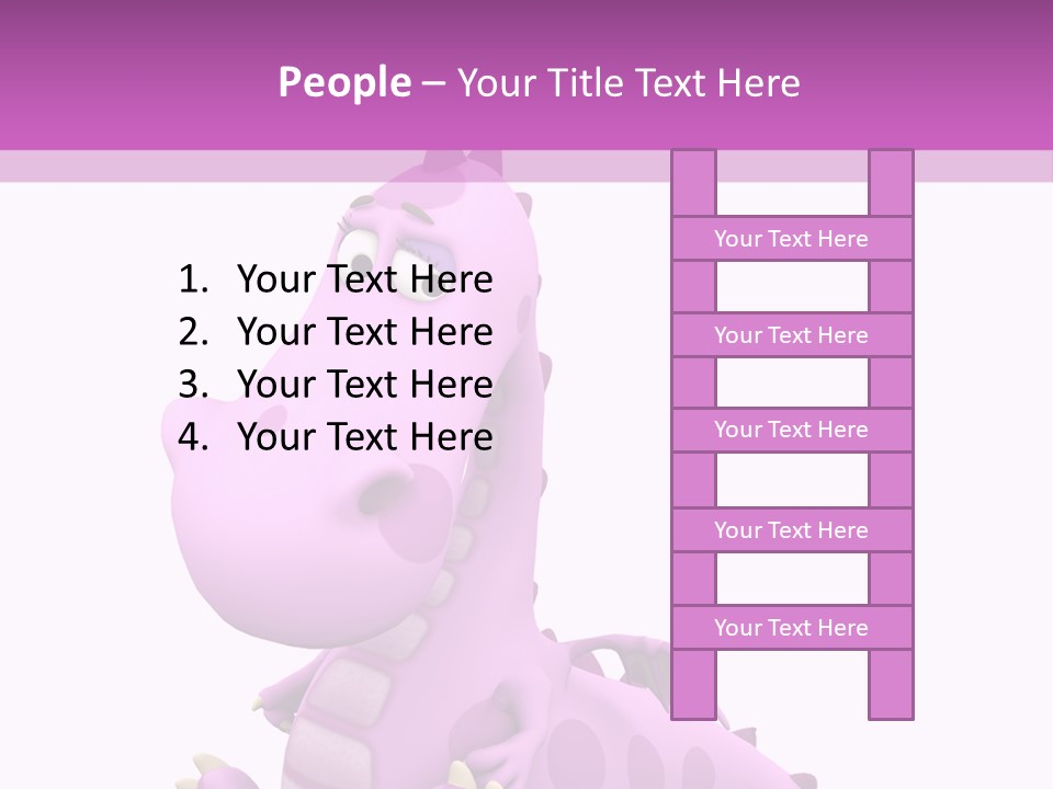 Isolated Tail Abstract PowerPoint Template