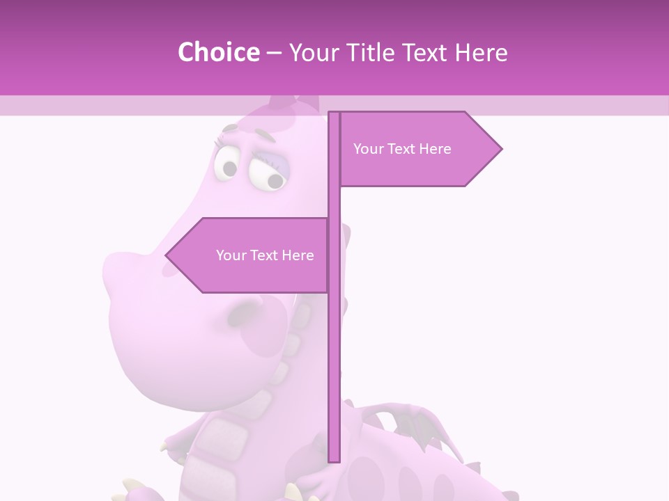 Isolated Tail Abstract PowerPoint Template