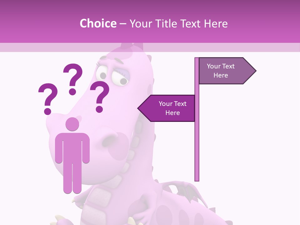 Isolated Tail Abstract PowerPoint Template