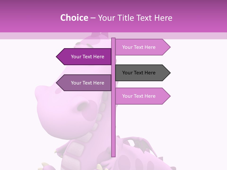 Isolated Tail Abstract PowerPoint Template