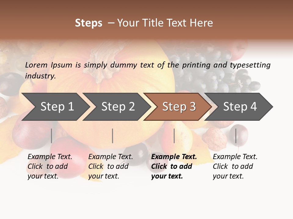 Thanksgiving Horizontal Ripe PowerPoint Template