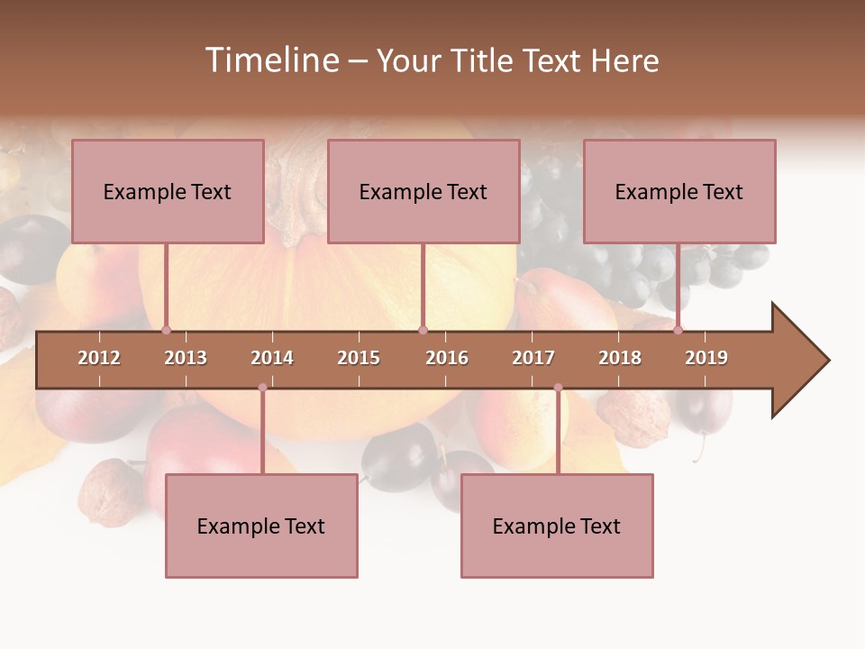 Thanksgiving Horizontal Ripe PowerPoint Template