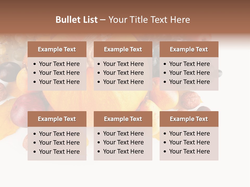 Thanksgiving Horizontal Ripe PowerPoint Template