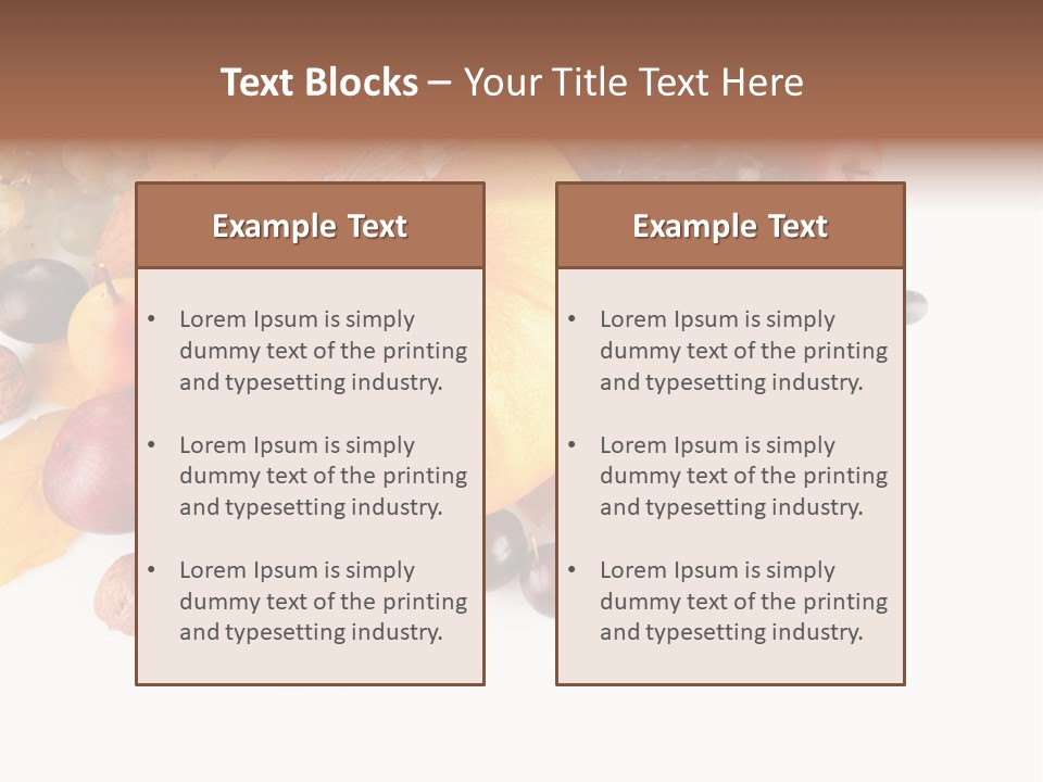 Thanksgiving Horizontal Ripe PowerPoint Template